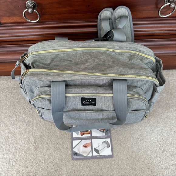 Courtier 4 in 1 Diaper Bag With Changing Station NWOT - Picture 12 of 15